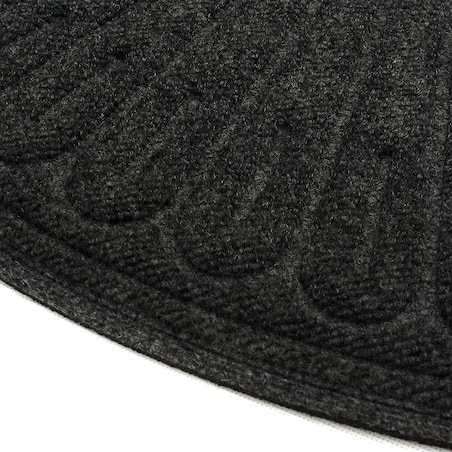 Wycieraczka półokrągła 60x90 cm Half Moon czarna