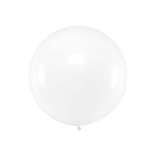 Balon okrągły 1m, Pastel Clear