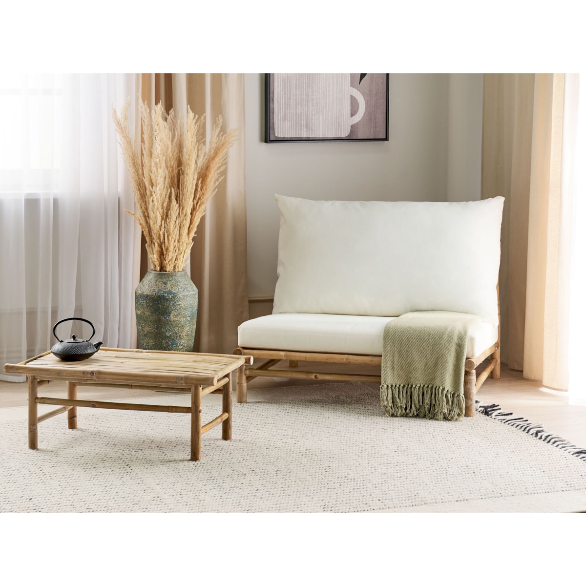 Krzesło ogrodowe Drewno Złamana biel TODI