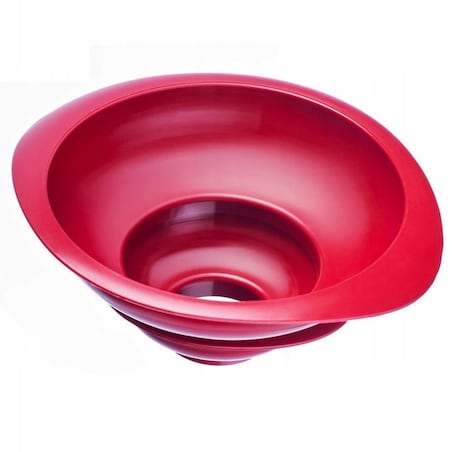 Lejek Podwójny do Słoików Butelek Puszek Czerwony Składany Solidny