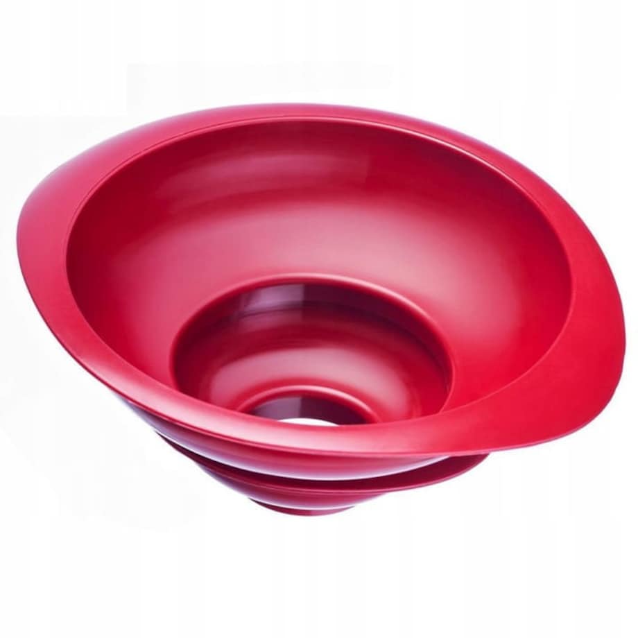 Lejek Podwójny do Słoików Butelek Puszek Czerwony Składany Solidny