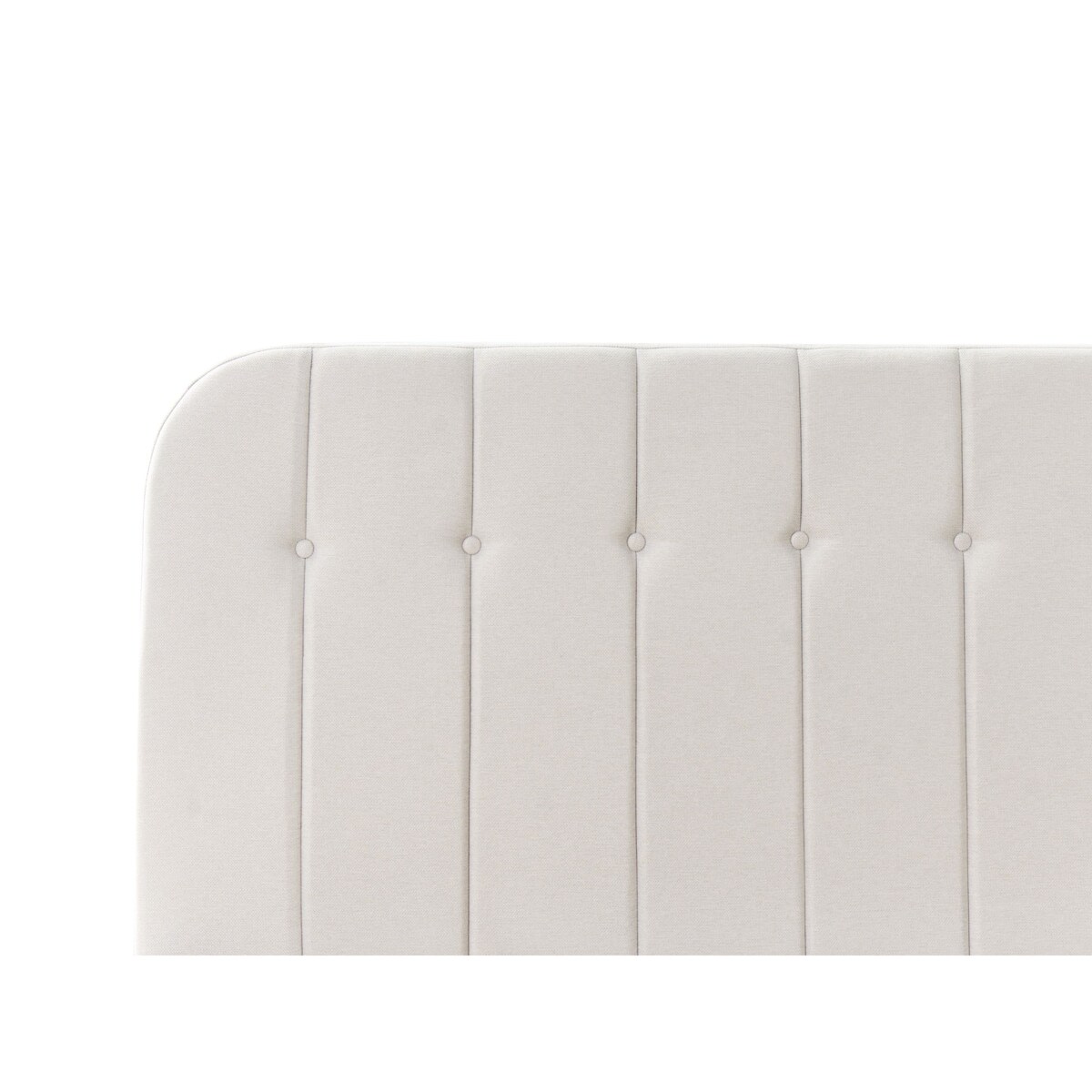 Łóżko z pojemnikiem CHALLANS 140 x 200 cm Złamana biel