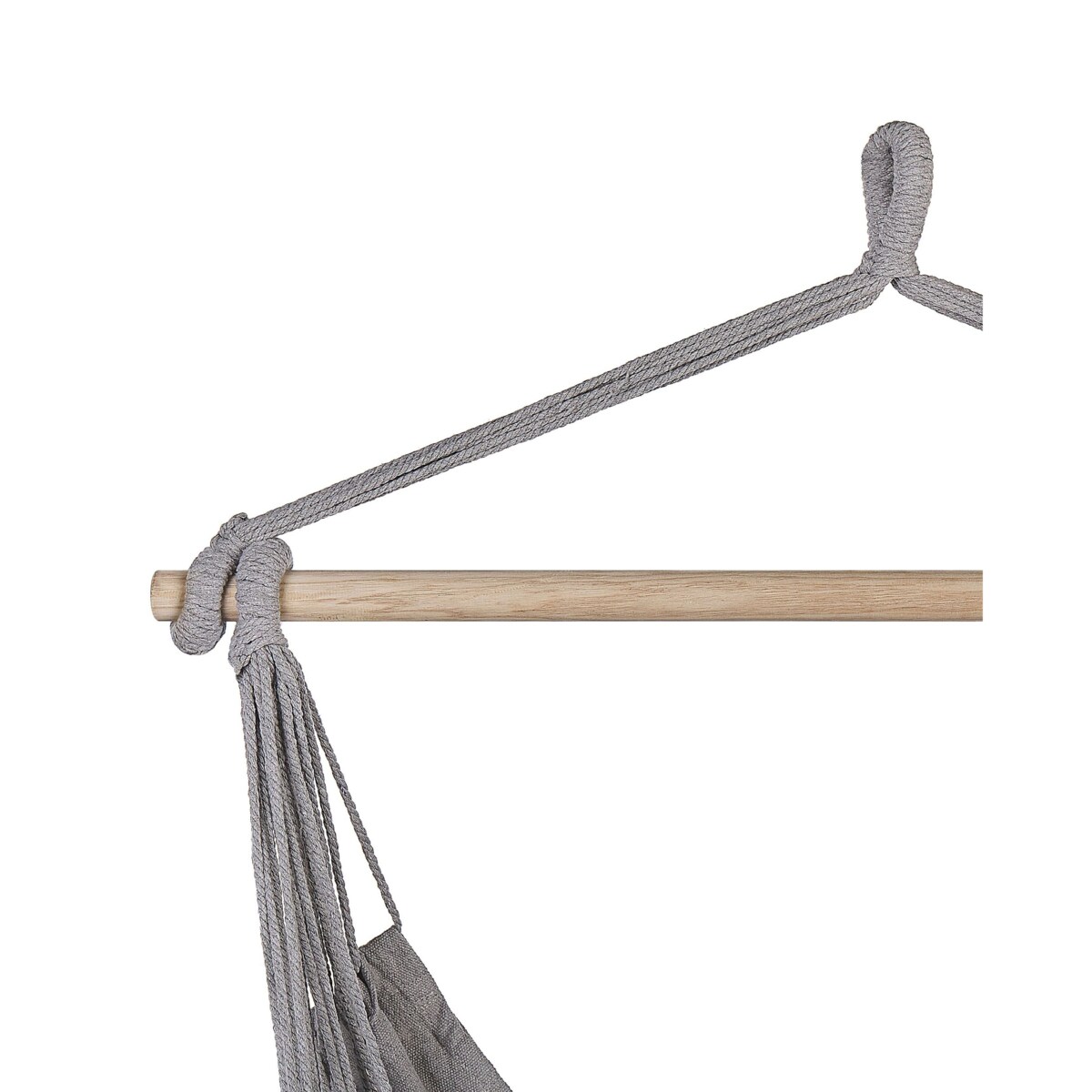 Fotel wiszący BONEA Bawełna Jasnoszary