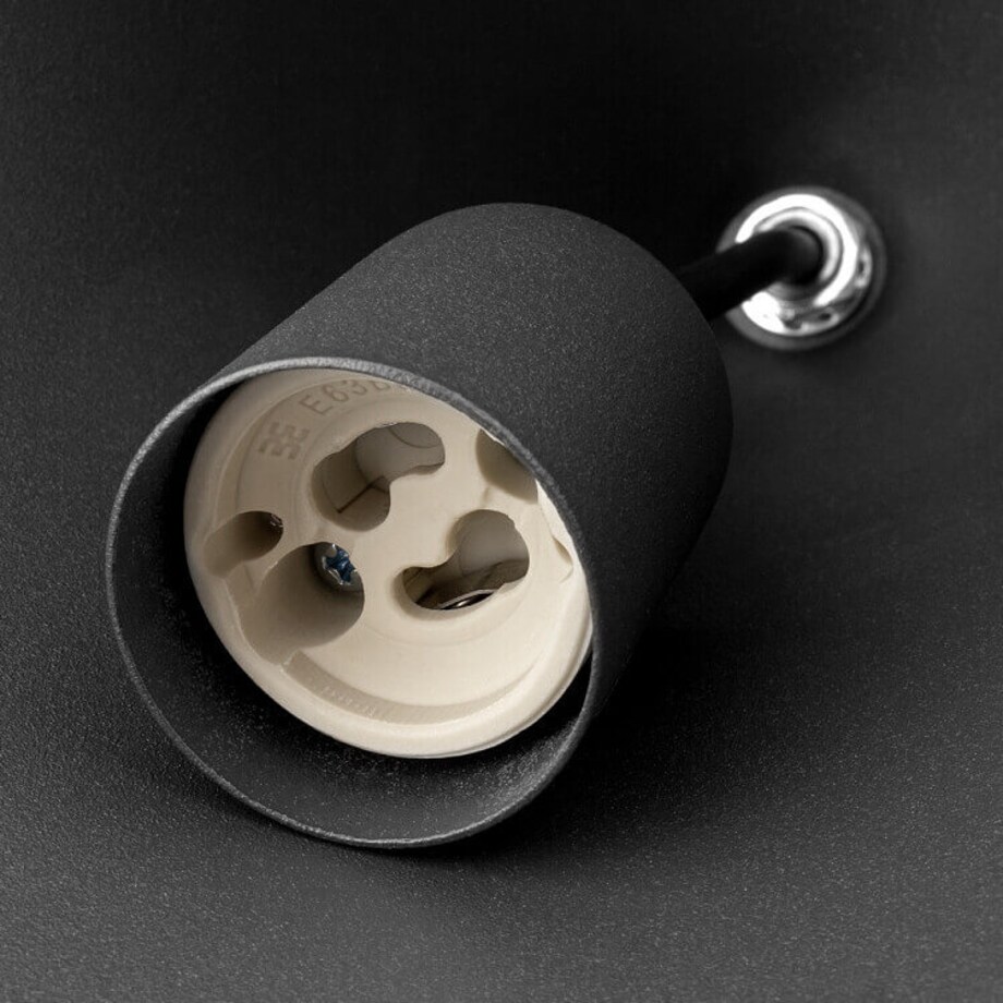 Lampa jadalniana zwis Zenith 10879 Nowodvorski nad stół stożek ciemnoszara