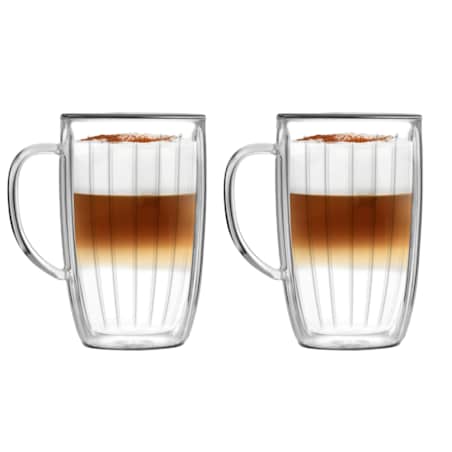 Komplet 2 szklanek wysokich z uchem Tulip 350 ml 8975