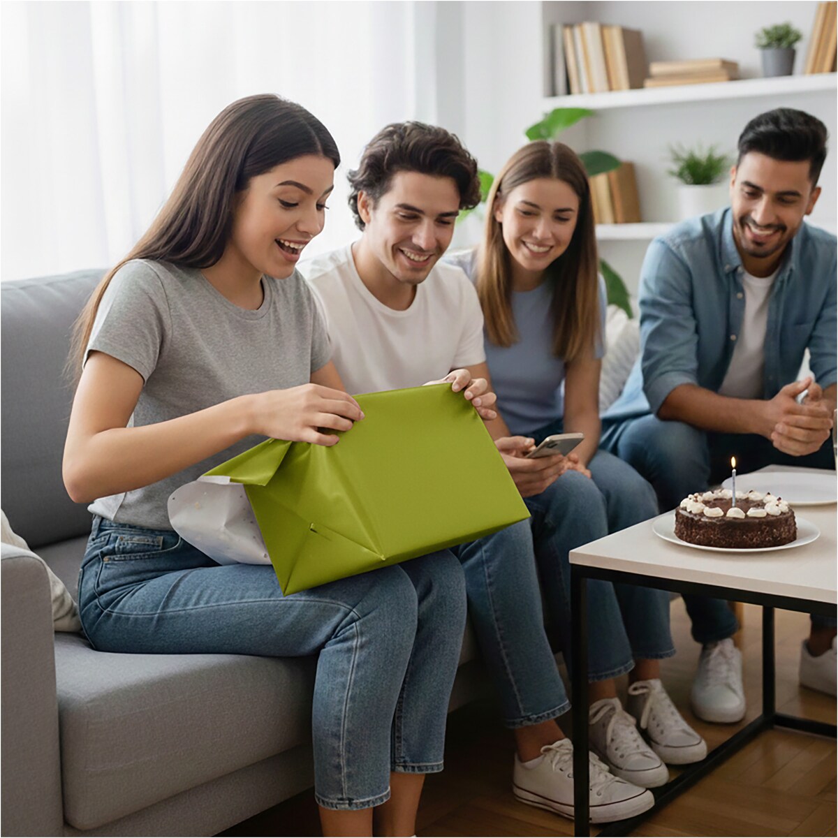 Papier do pakowania prezentów 25 METRÓW MEGAROLKA Urodzinowy Do Paczek Ozdobny