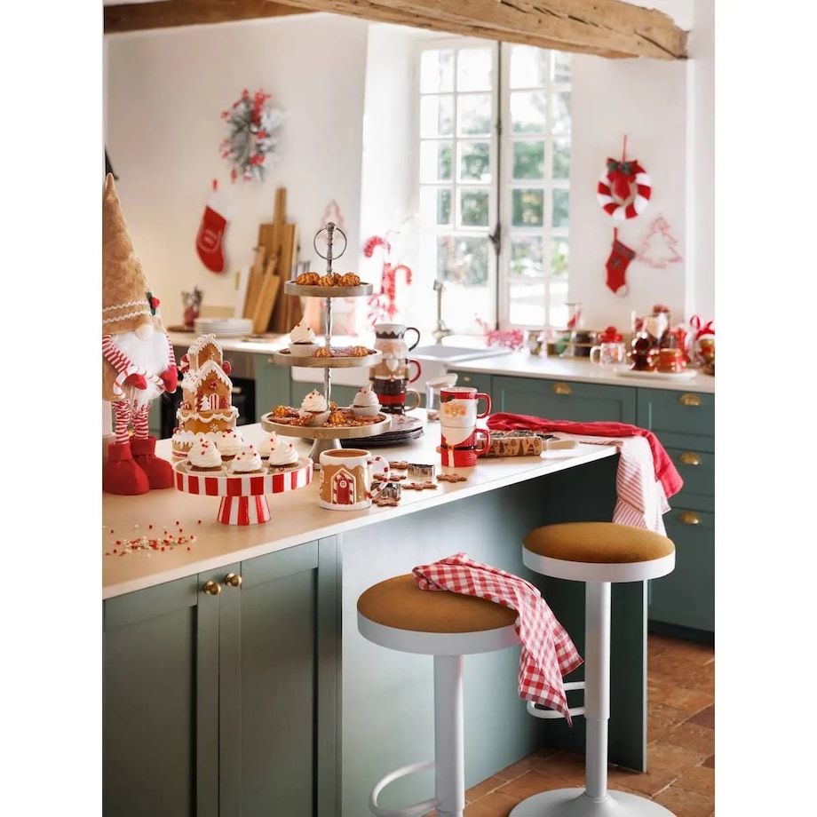 Dekoracja - figurka tort w kształcie domku 30 cm