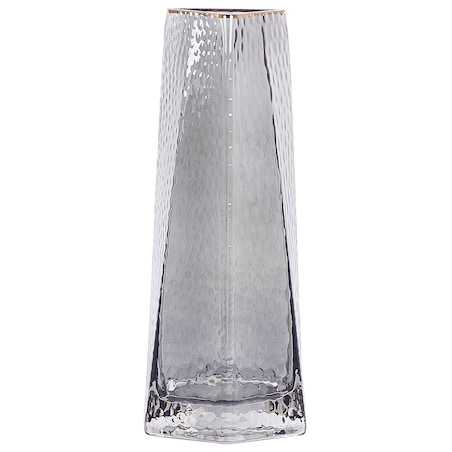 Wazon na kwiaty LILAIA Szkło 27 cm Szary