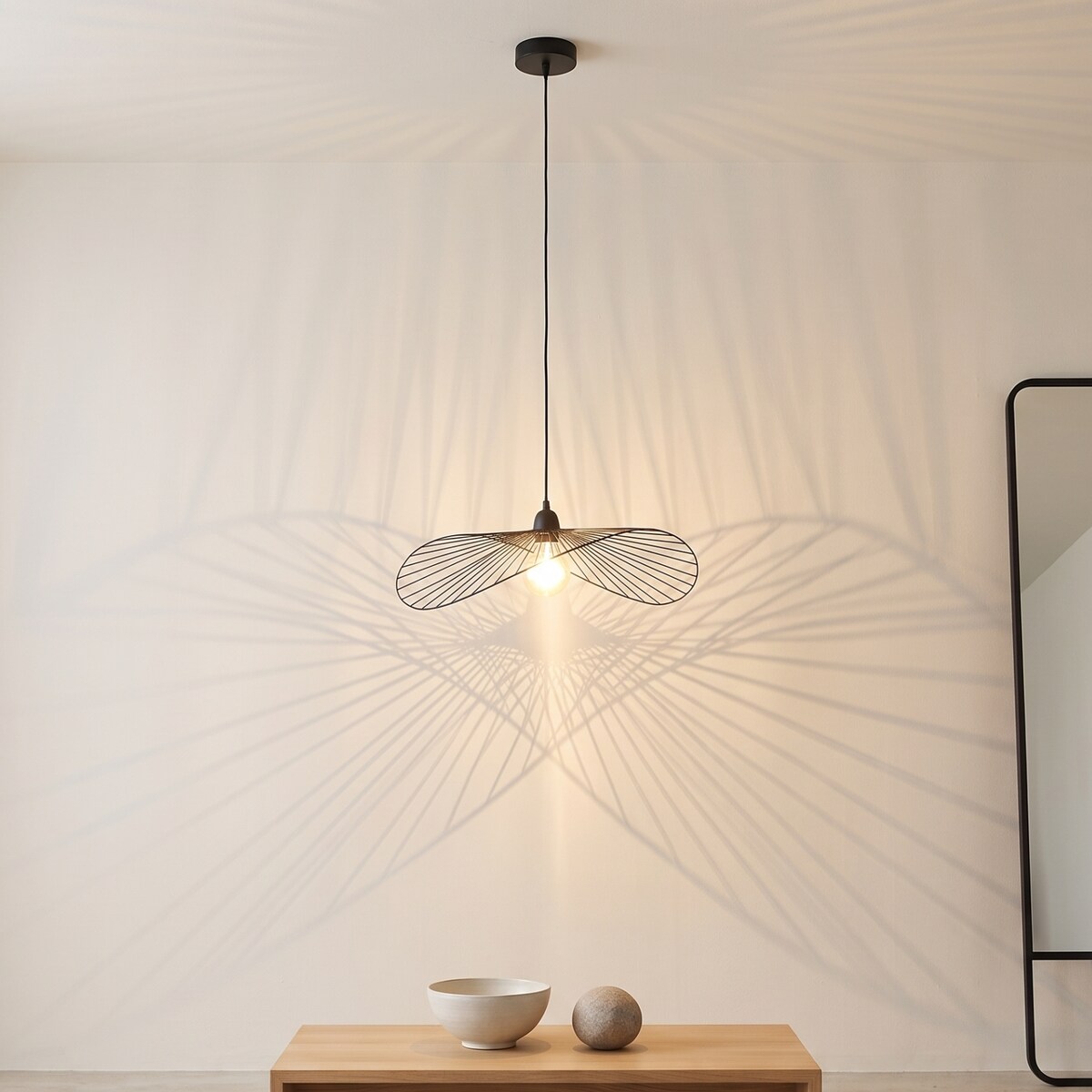 Lampa wisząca nad stół, metalowa ADELIA, Ø 58 cm