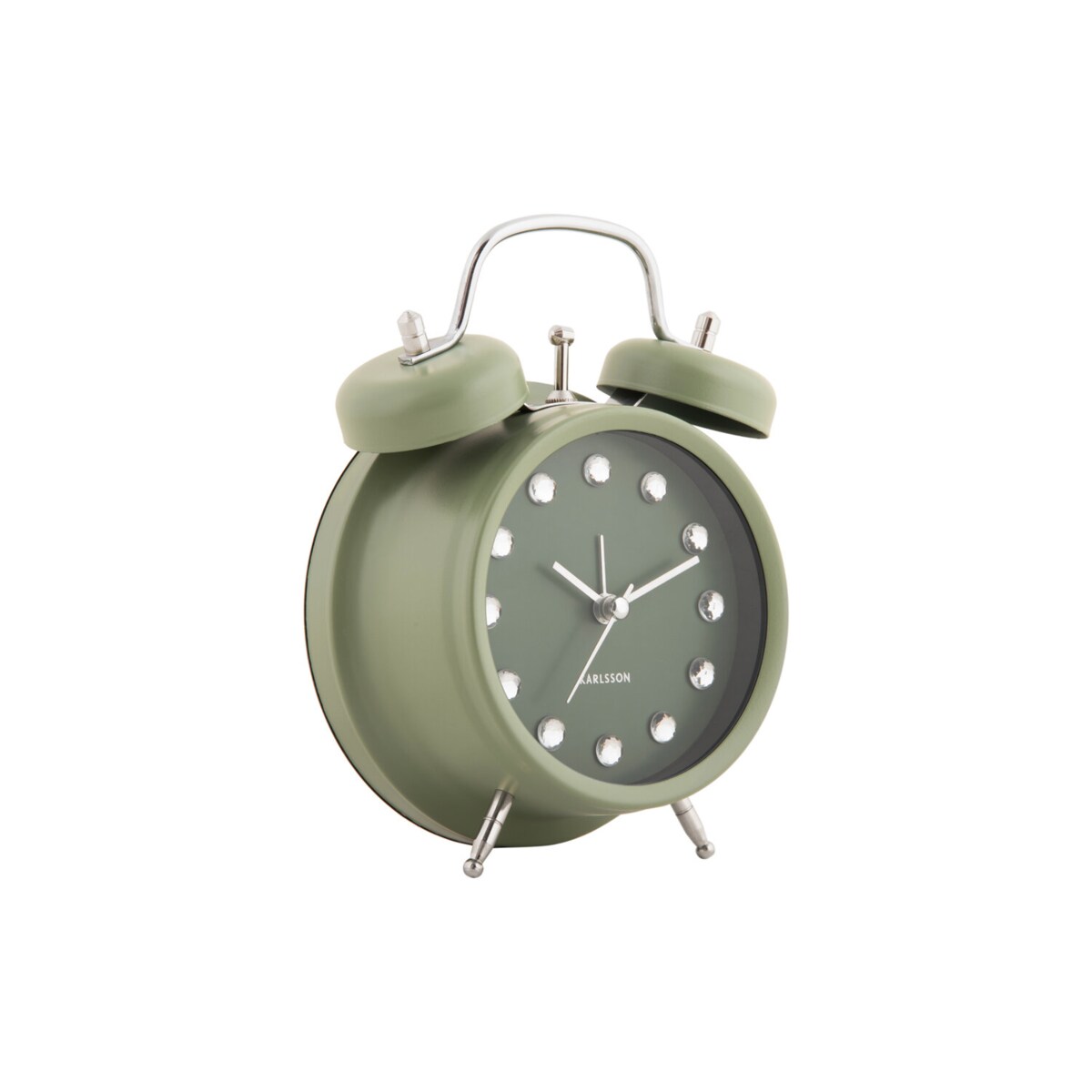 Budzik glamour GLAM DIAMONDS, Ø 11,8 cm