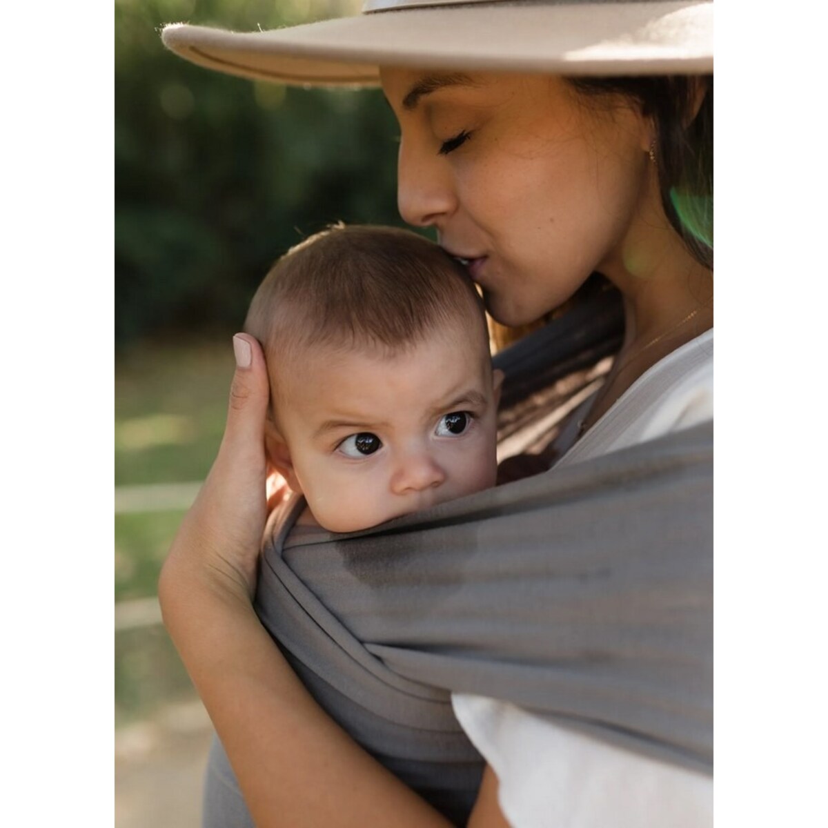 Chusta do noszenia dziecka BOBA Wrap - szary