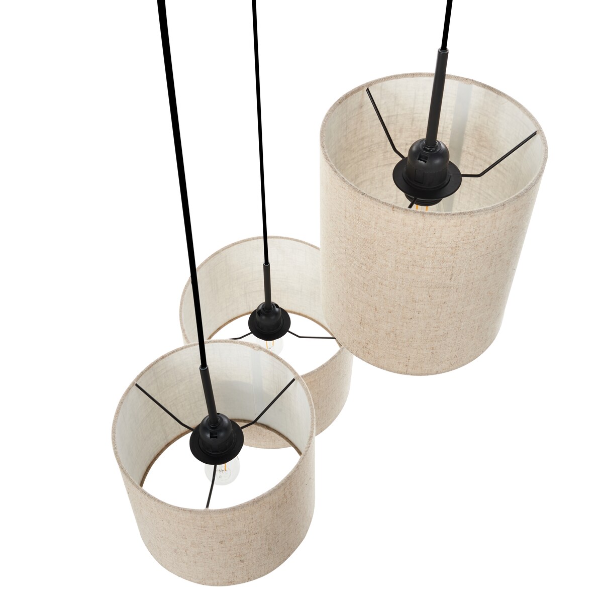 Lampa wisząca PARGUAZA Len Jasnobeżowy