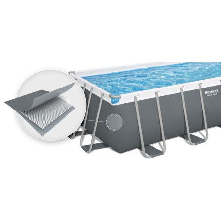 Basen ogrodowy stelażowy 488x244 Bestway 17w1 full