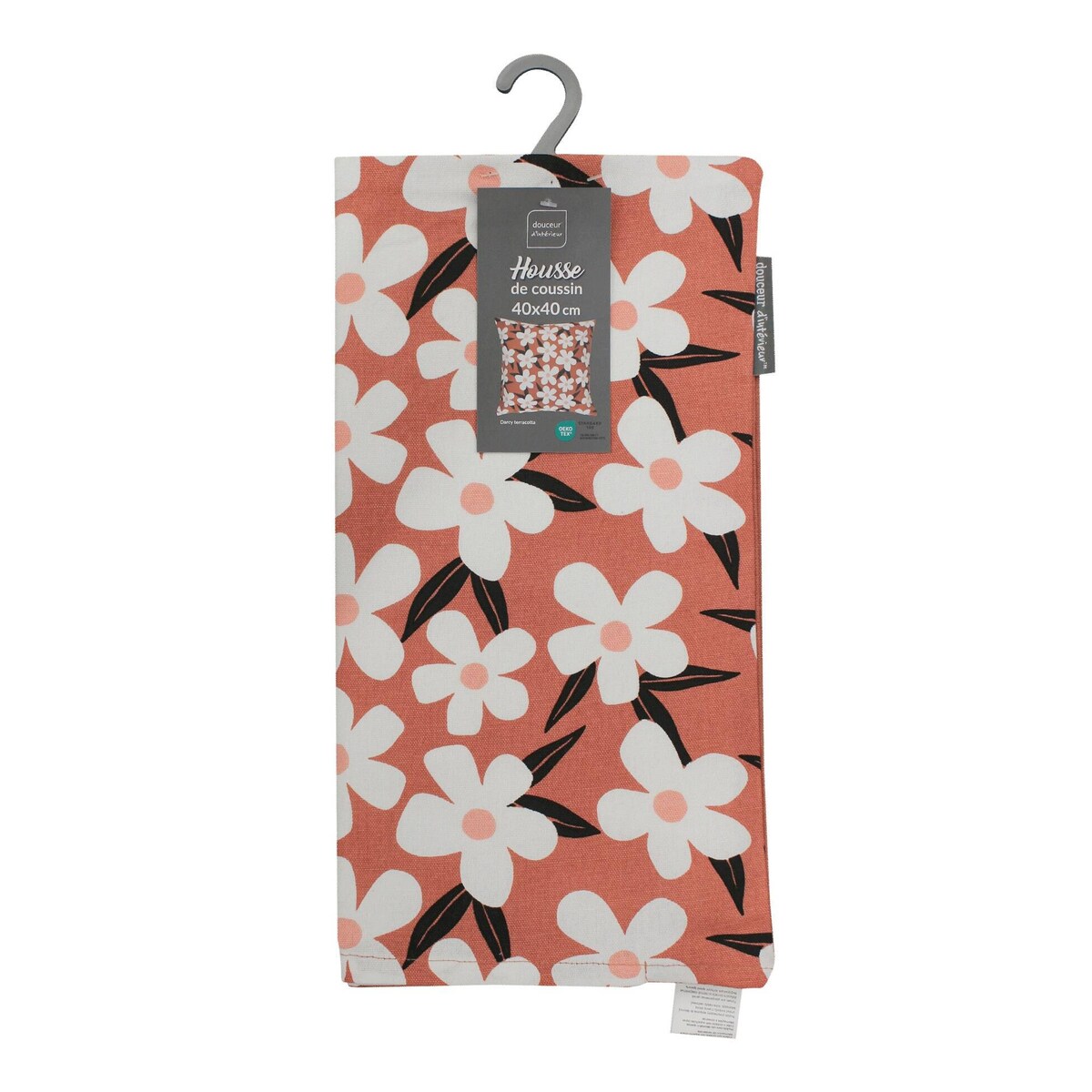 Bawełniana poszewka z ozdobnym printem DARCY, 40 x 40 cm