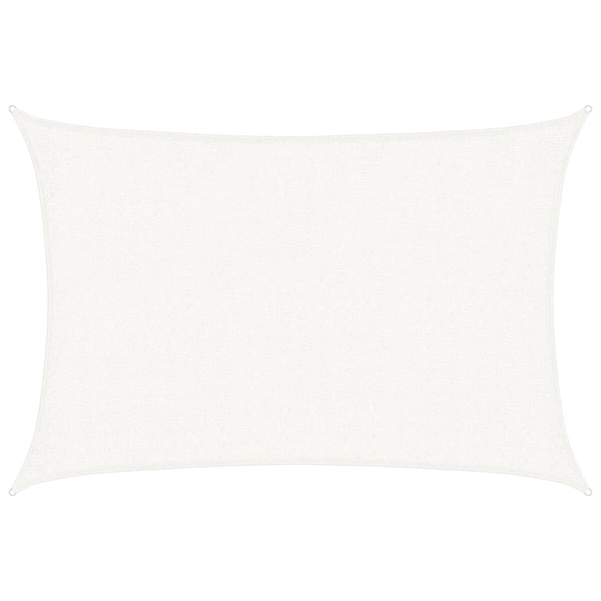 vidaXL Żagiel przeciwsłoneczny, 160 g/m², biały, 2x3 m, HDPE