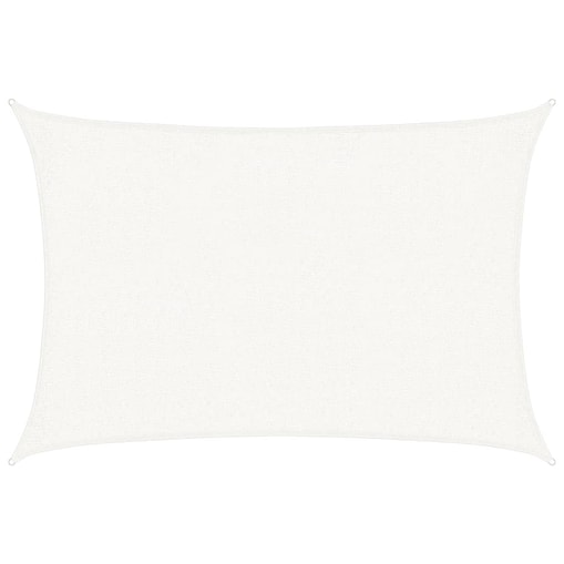 vidaXL Żagiel przeciwsłoneczny, 160 g/m², biały, 2x3 m, HDPE
