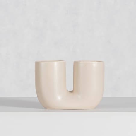 Wazon Minestra 12cm beige, 17,5 x 8 x 12 cm