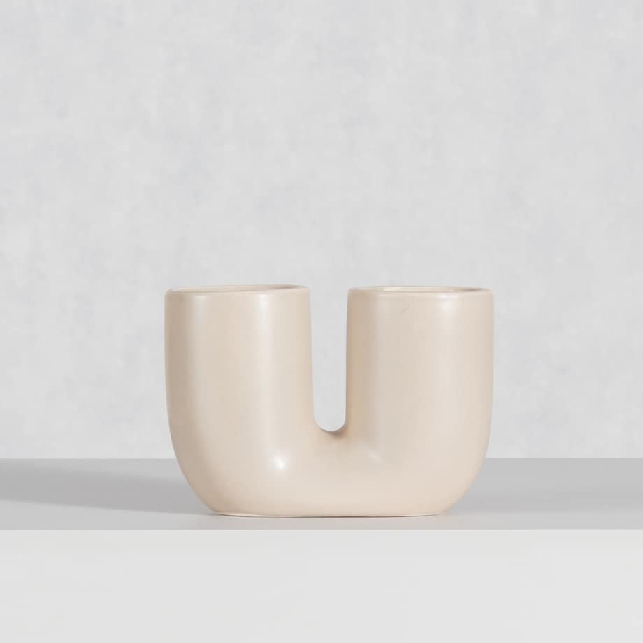 Wazon Minestra 12cm beige, 17,5 x 8 x 12 cm