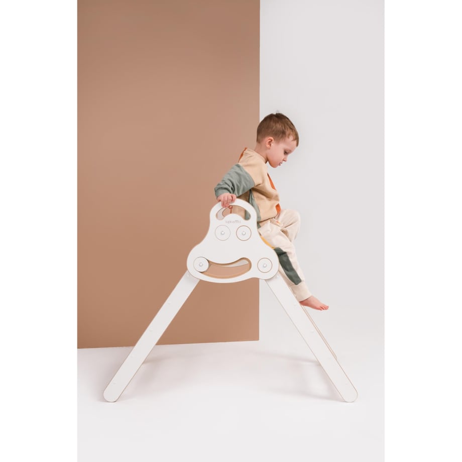 Drabinka Pikler + DUŻA zjeżdżalnia CHMURKI