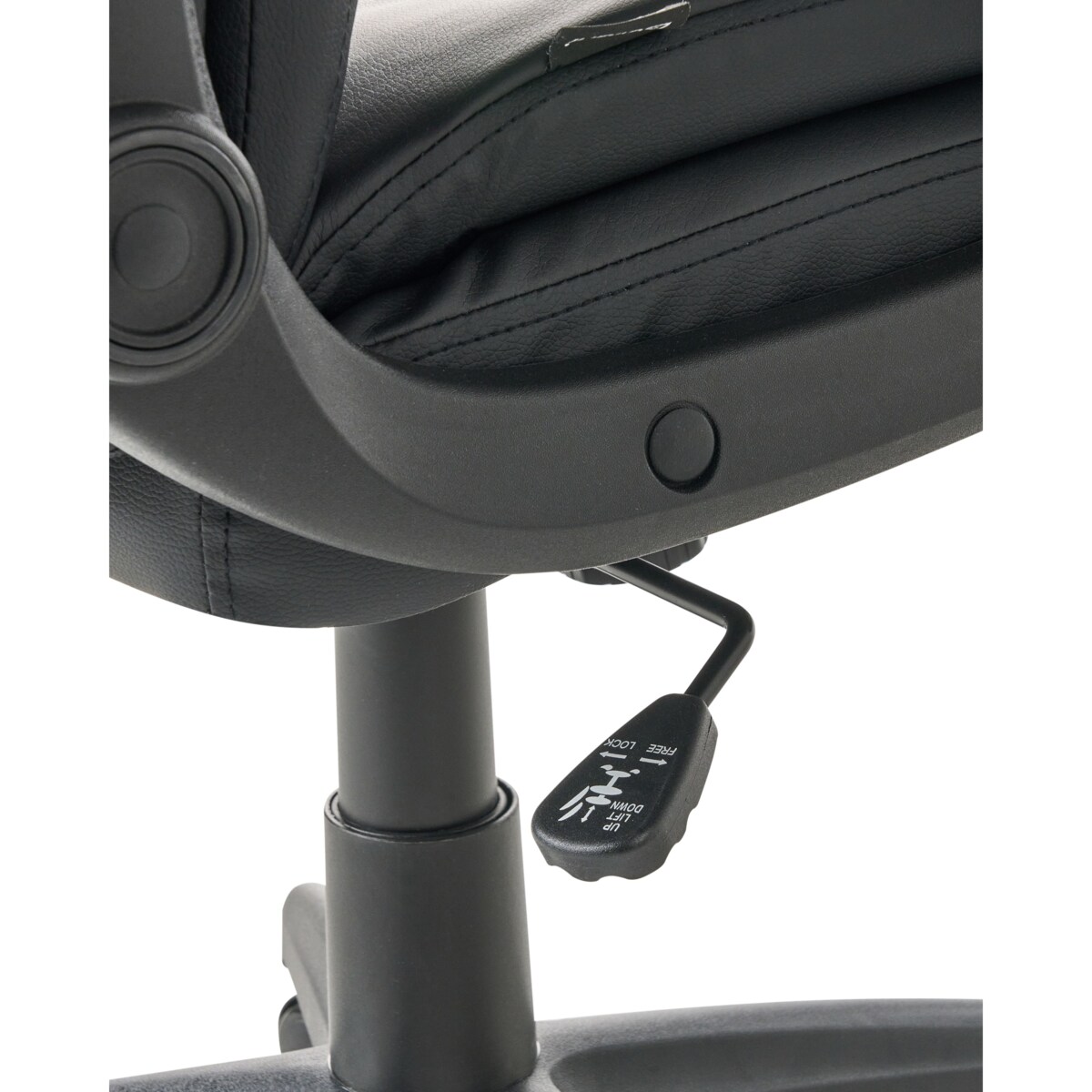 Fotel biurowy Obrotowy DIRECTOR Ekoskóra Czarny