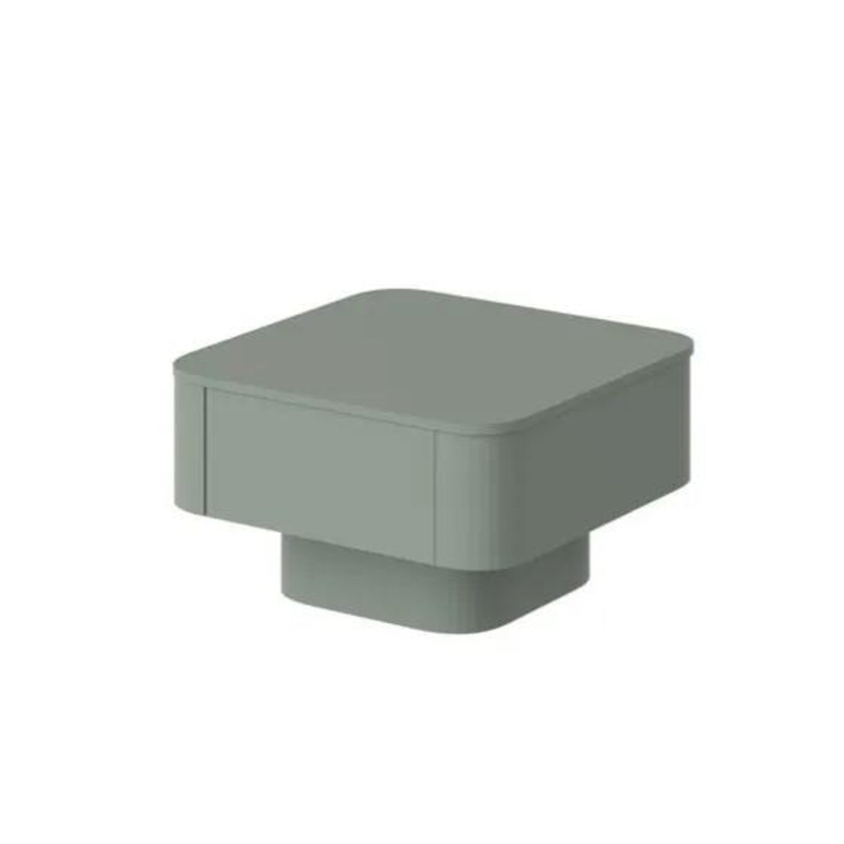 Ława kwadratowa GRADO 80x80 zielona