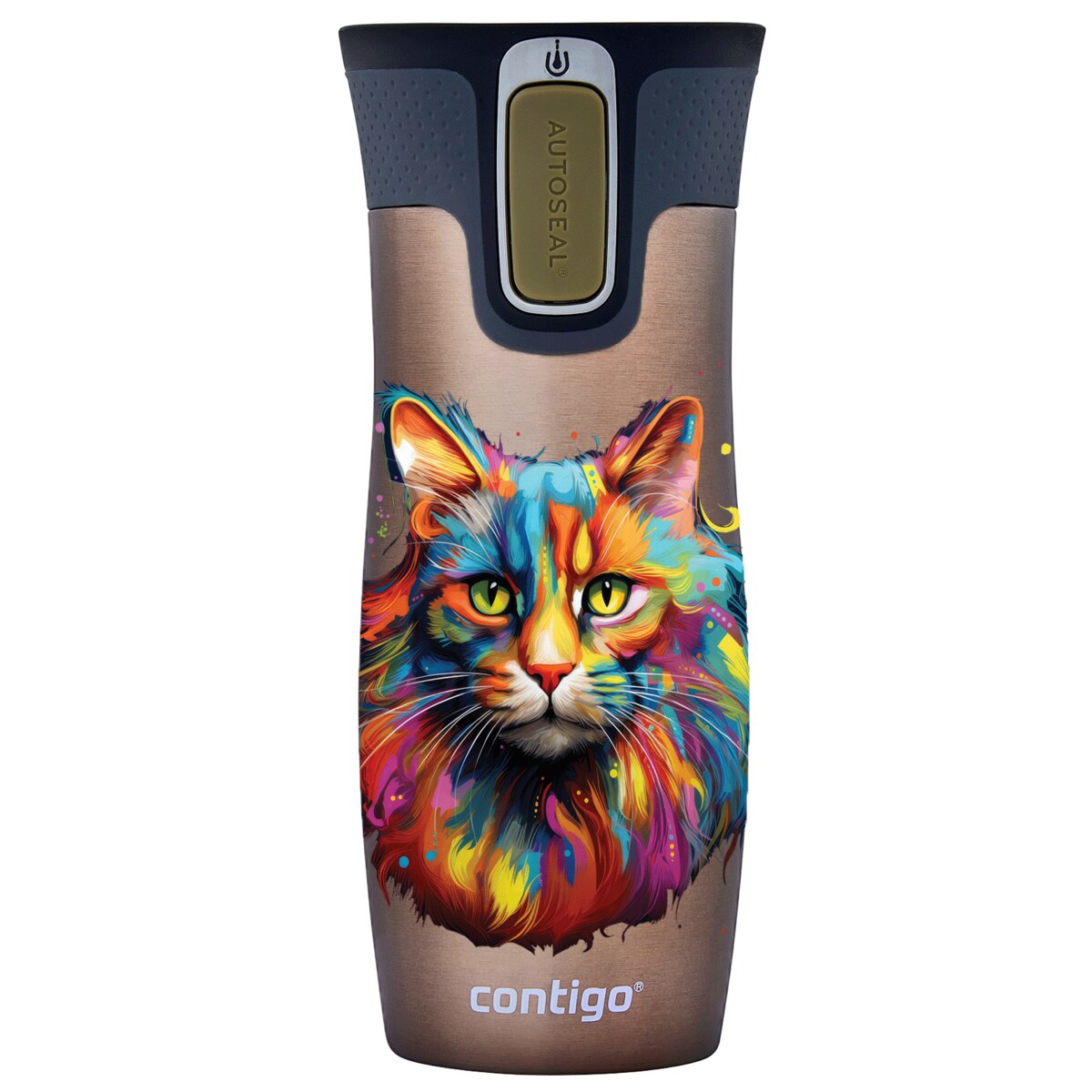 Kubek termiczny Contigo West Loop 2.0 470 ml - latte - Kot