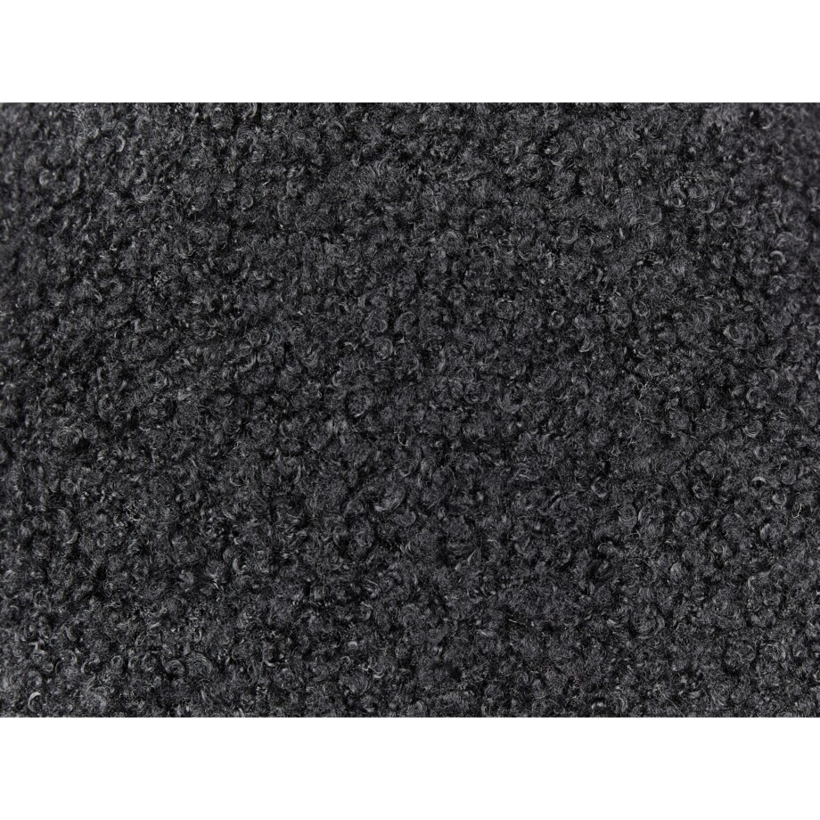 2 poduszki dekoracyjne teddy 40 x 40 cm czarne CAMPONULA