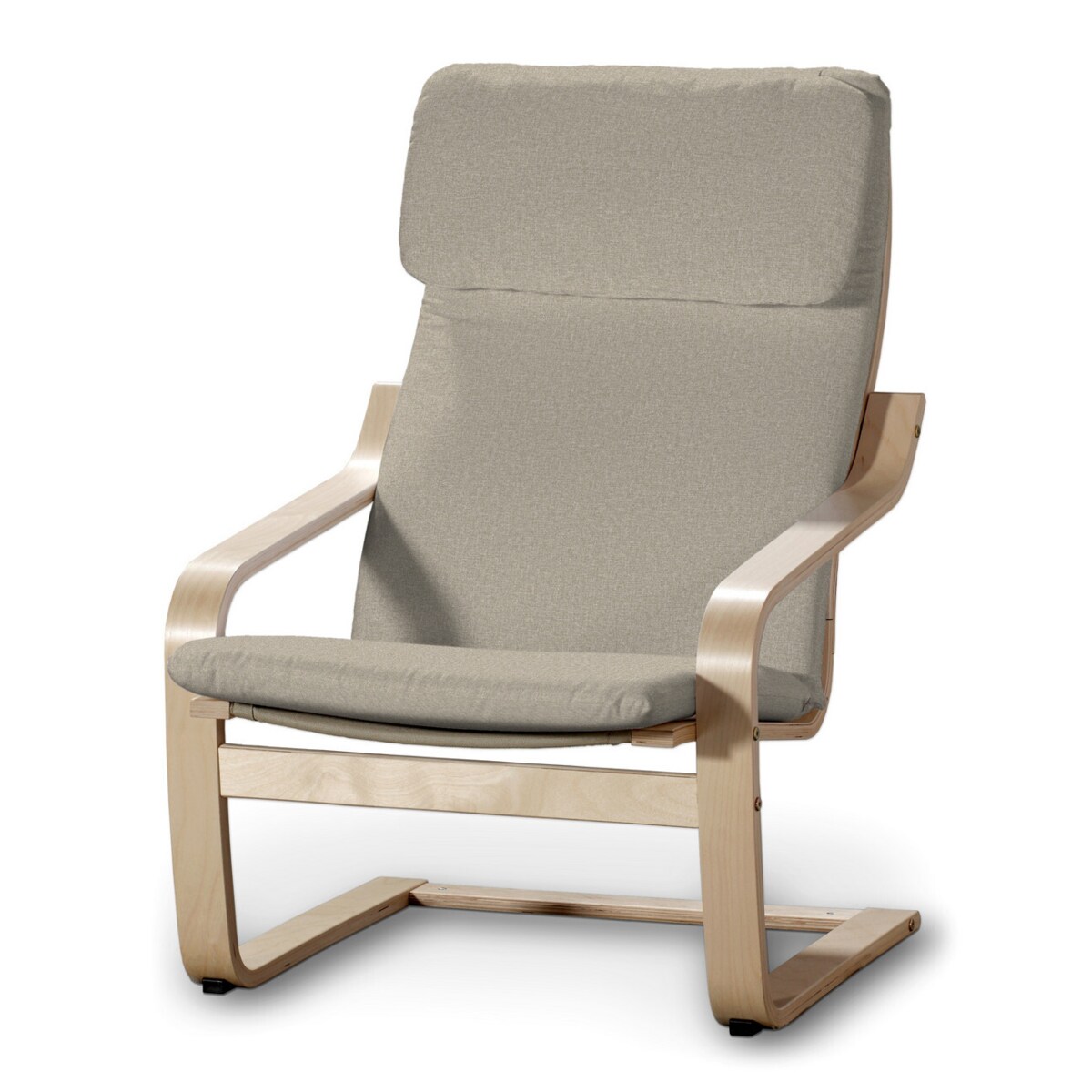 Poduszka na fotel Poäng, szaro-beżowy, Fotel Poäng, Amsterdam