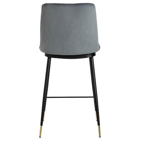 Krzesło barowe Diego KH1202100123.DGREY King Home loftowe ciemnoszare