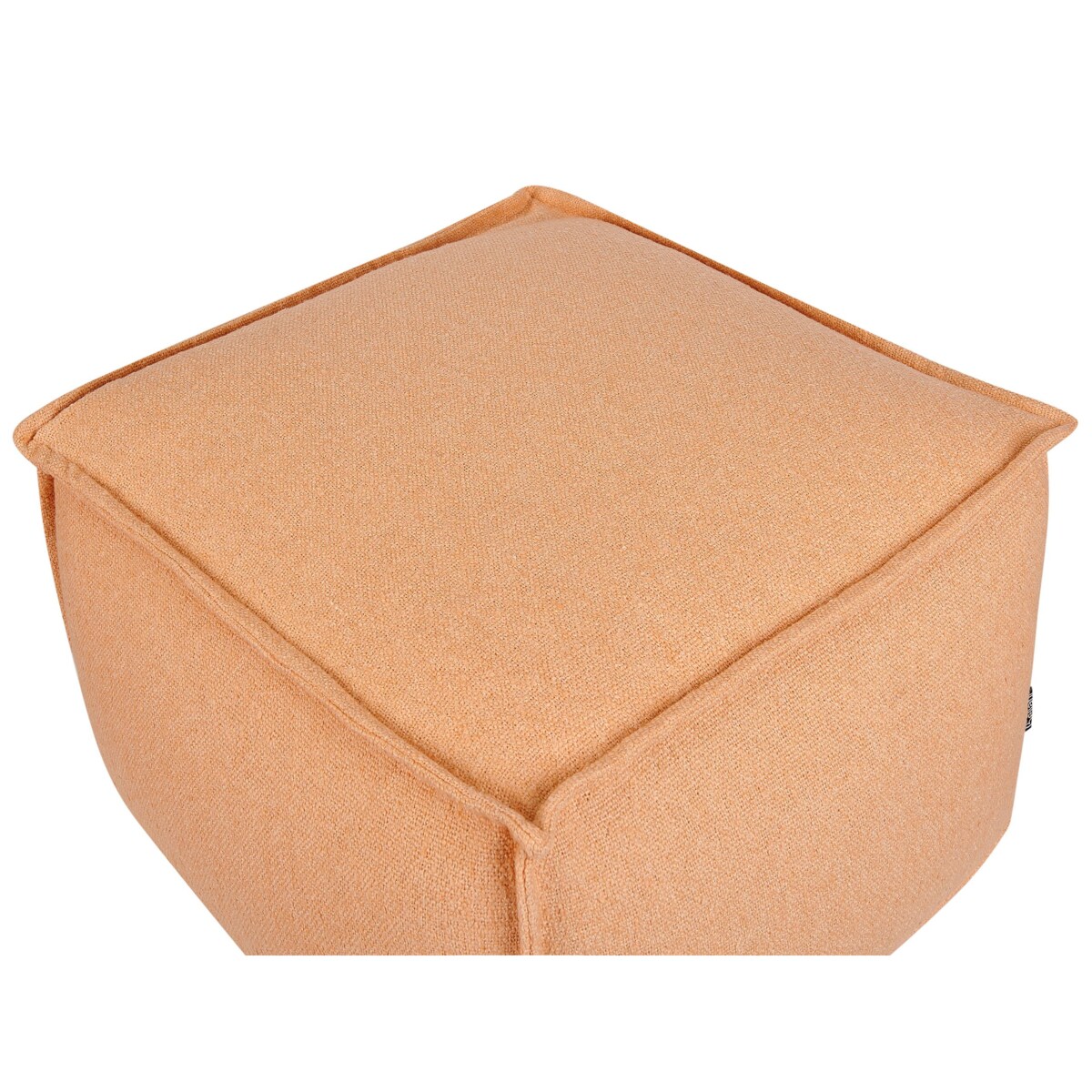 Puf bawełniany 50 x 50 x 30 cm pomarańczowy SHERALI