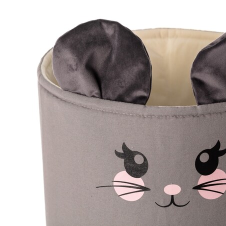 Kosz na zabawki Happy Band - Mouse 30x40cm, 30x30x40cm