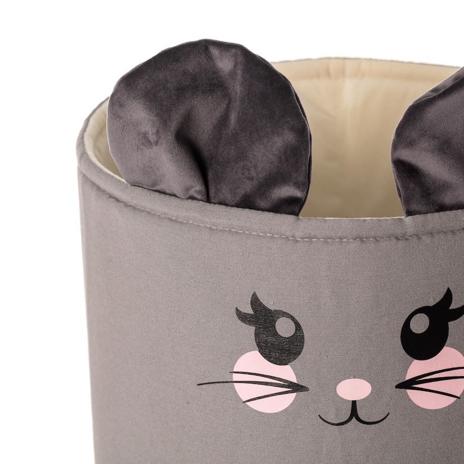 Kosz na zabawki Happy Band - Mouse 30x40cm, 30x30x40cm