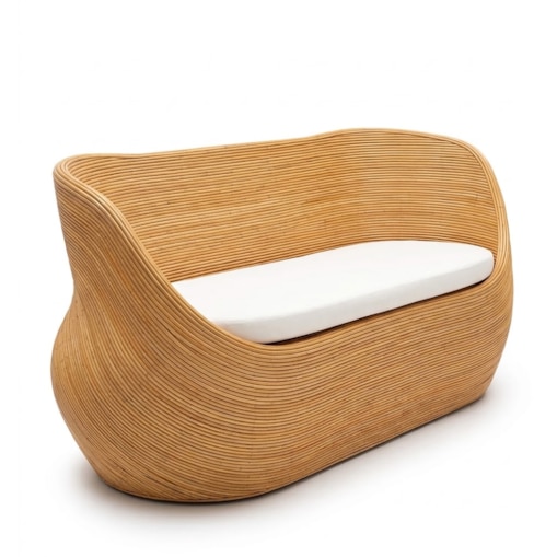 Sofa rattanowa Tegal jasna Monnarita
