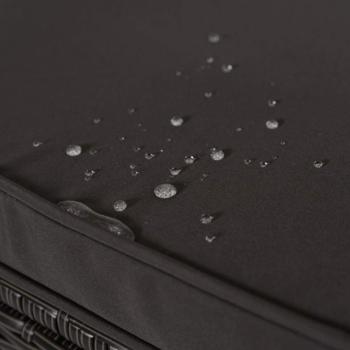 Zestaw Mebli Ogrodowych Technorattan Na Taras Ogród Komplet Czarny ATLANTA