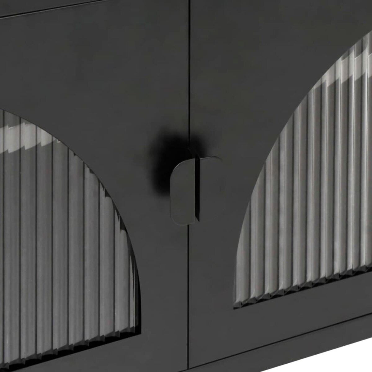 vidaXL Szafka pod telewizor, czarna, 105x35x50 cm, szkło i stal