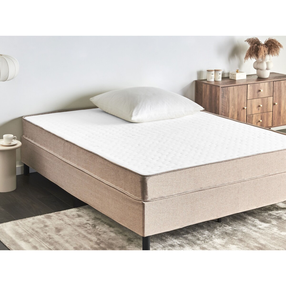 Łóżko bez zagłówka COUNTESS 160 x 200 cm Beżowy