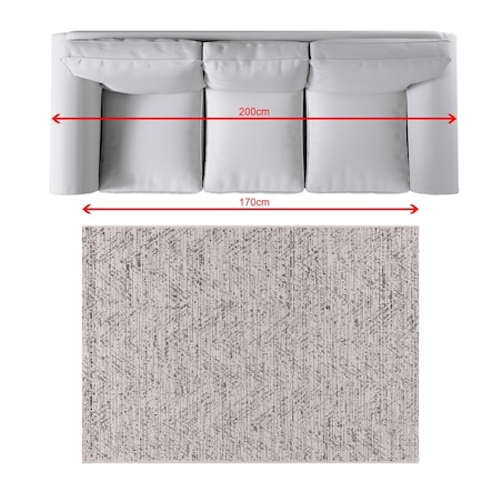 Dywan Breeze charcoal/grey 120x170cm, 120 x 170 cm