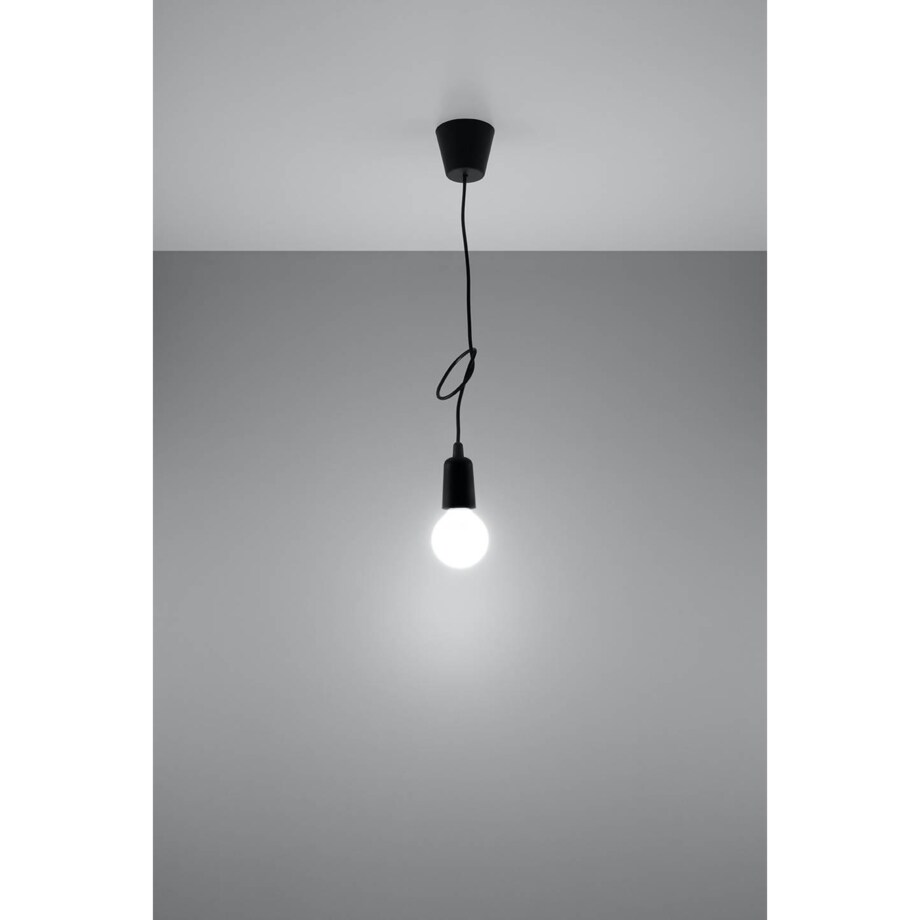Lampa wisząca DIEGO 1 czarna
