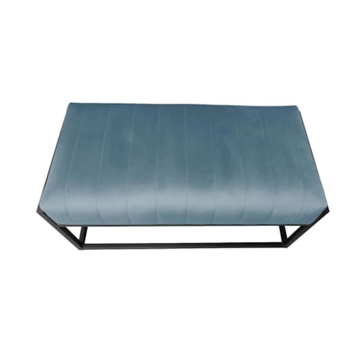 Ławka LILU BL VELVET szara