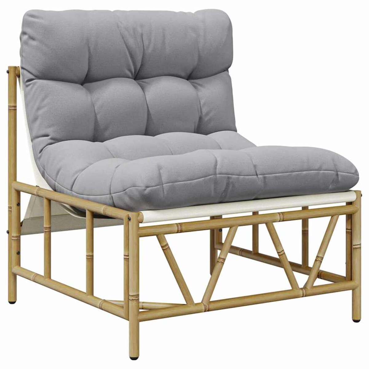 vidaXL Krzesło Ogrodowe 2 pcs Jasnoszary 75 x 75 x 71 cm Stal