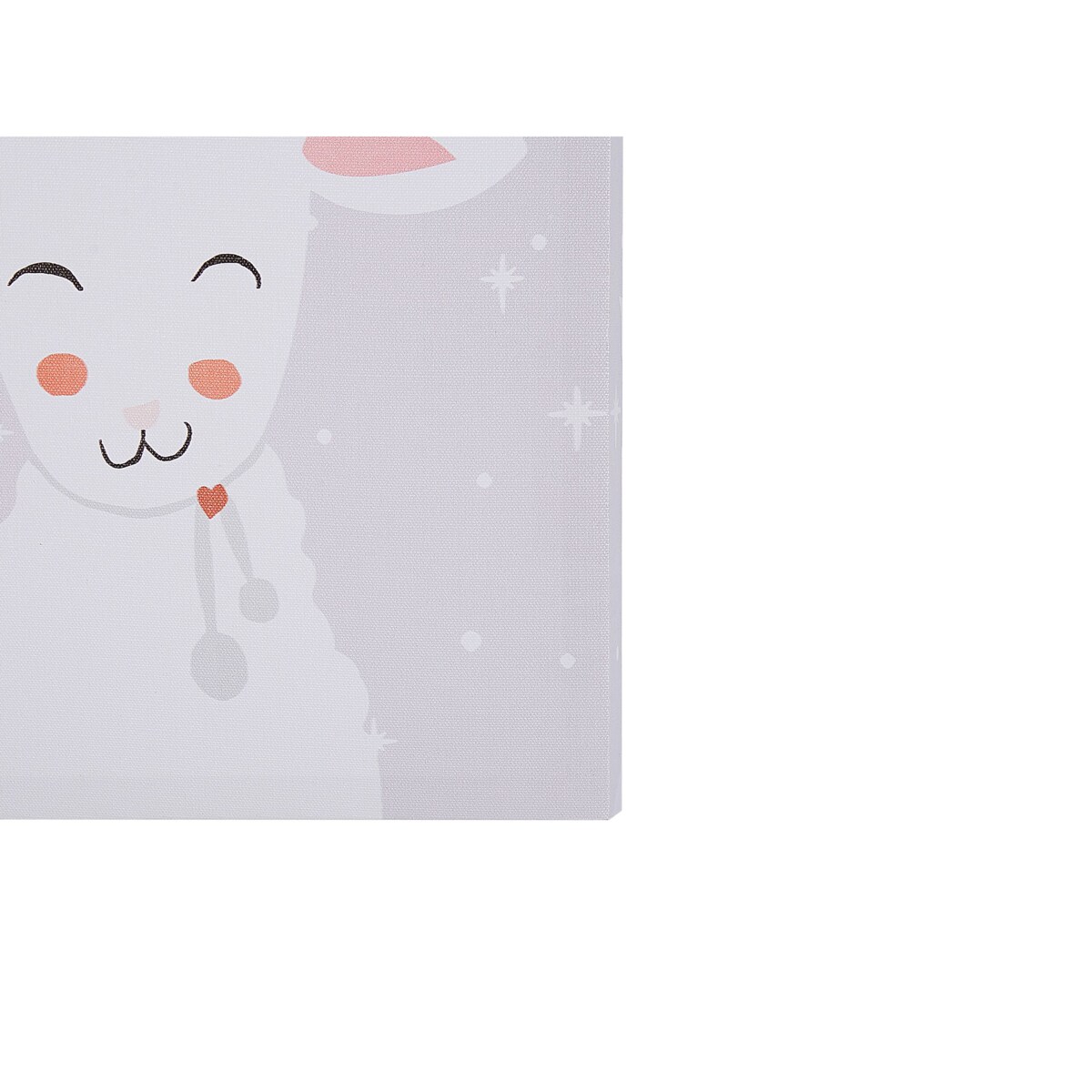 Zestaw 4 obrazów na płótnie zwierzęta 30 x 30 cm kolorowy BOMBI