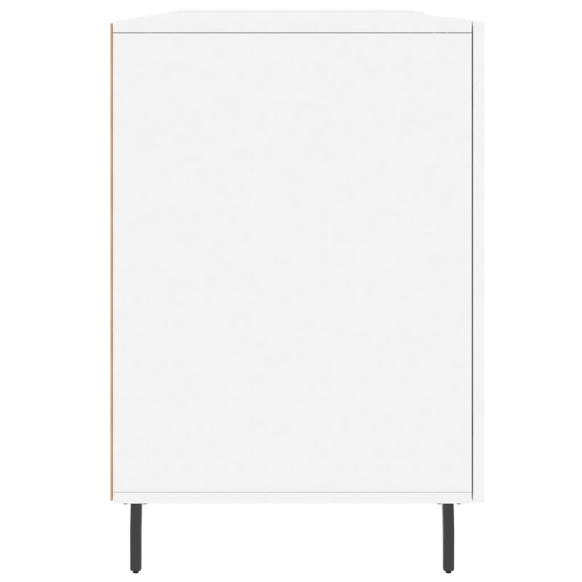 vidaXL Biurko, białe, 140x50x75 cm, materiał drewnopochodny