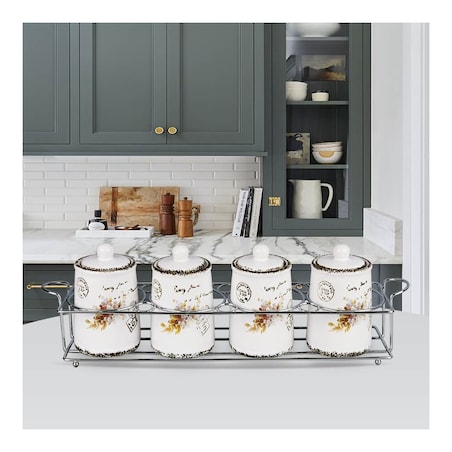 Maestro zestaw 4 pojemników na przyprawy MR2004904CS