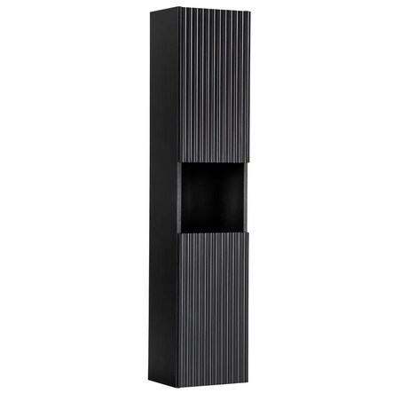 Szafka łazienkowa NOVA BLACK D 80-03-2D czarna