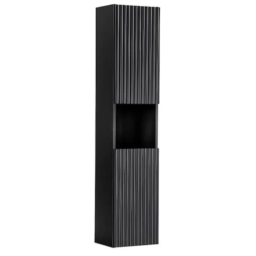 Szafka łazienkowa NOVA BLACK D 80-03-2D czarna