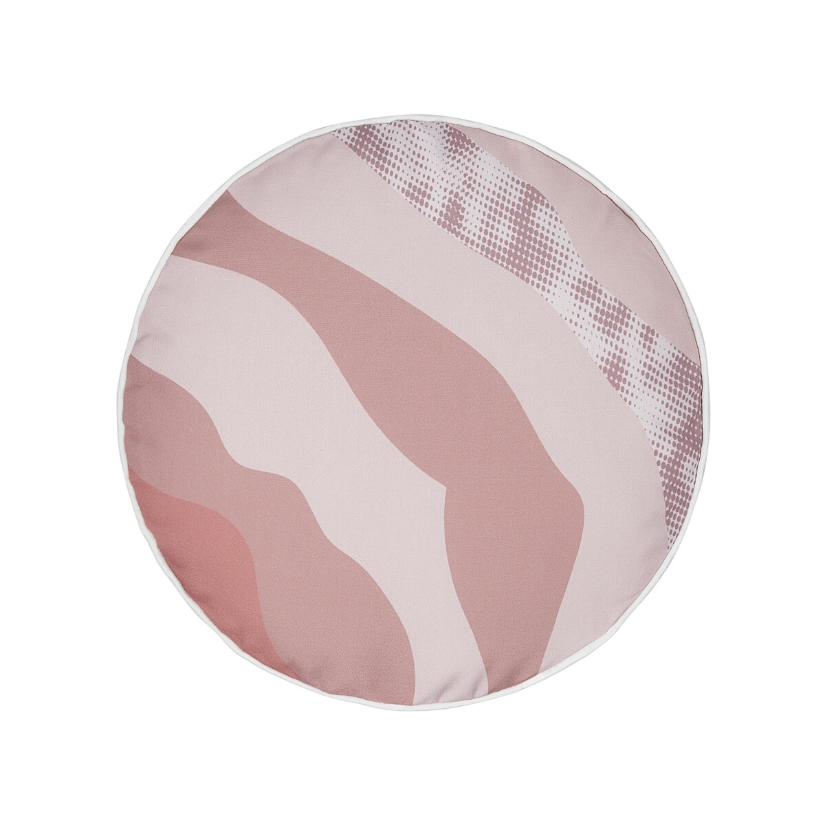 2 poduszki ogrodowe we wzór abstrakcyjny 40 cm różowe CAMPEI