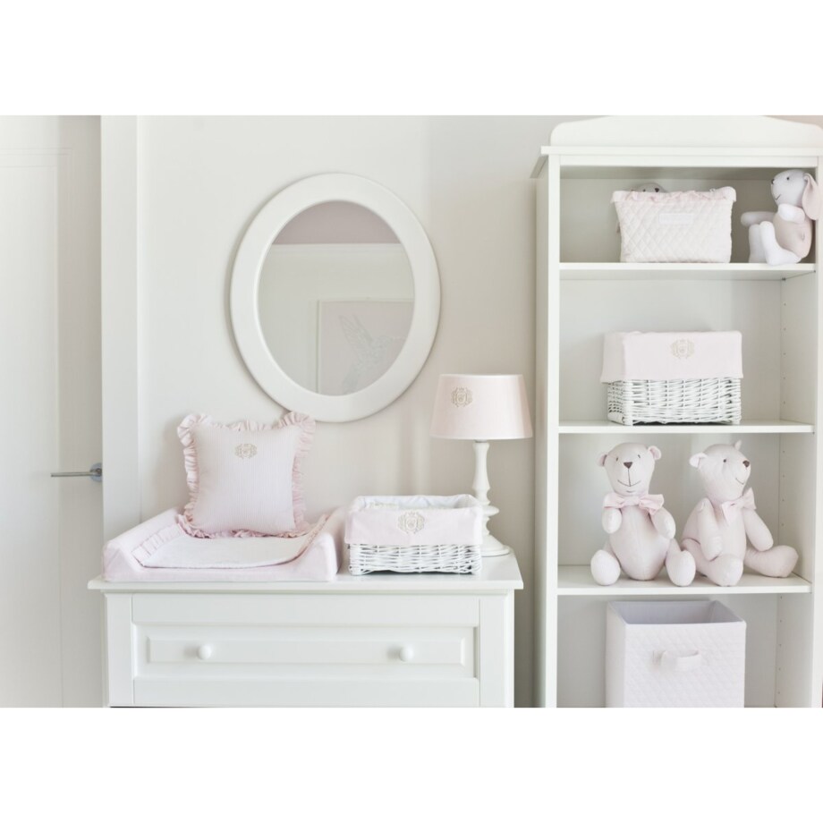 Kosmetyczka pudrowa pikowana