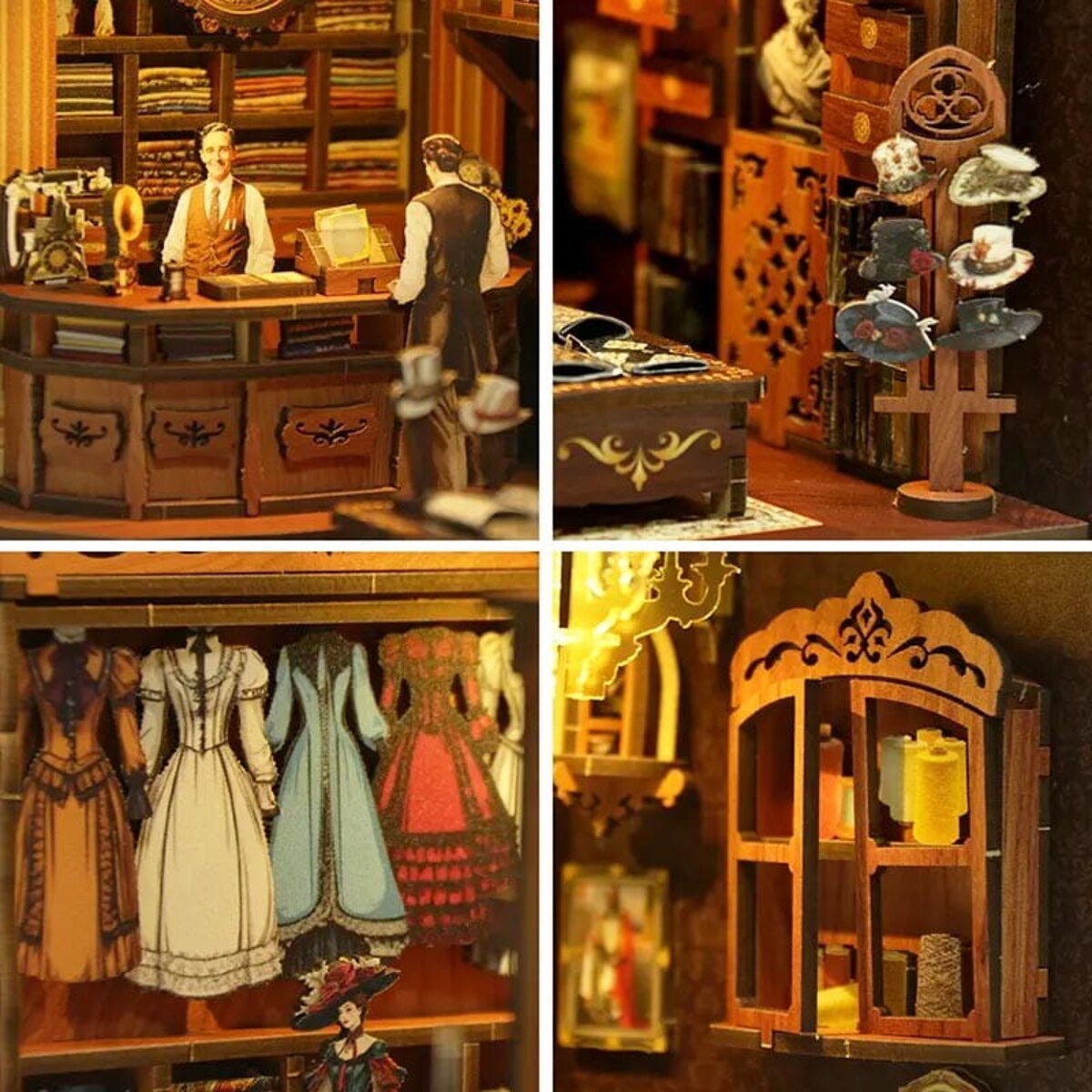 Miniaturowy domek Book Nook - Królewski krawiec