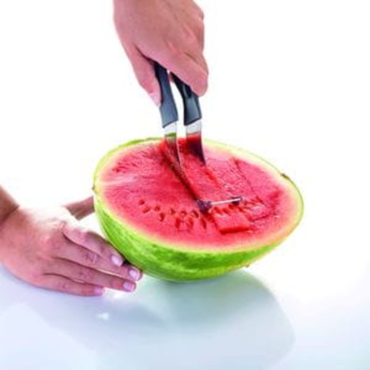 Nóż Krajalnica i szczypce do arbuza Hook Westmark 2w1 chwytak krajarka