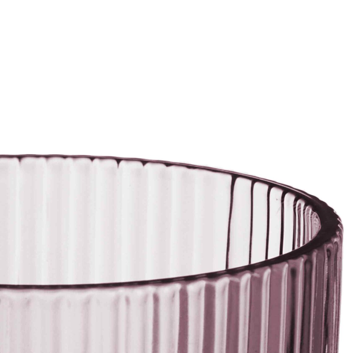 Zestaw kieliszków do wina LINES z ryflowanego szkła, 6 sztuk, 260 ml